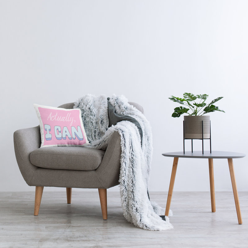 Polyester/Polyester Blend Throw Square Pillow Cover & Insert by Marcus Prime