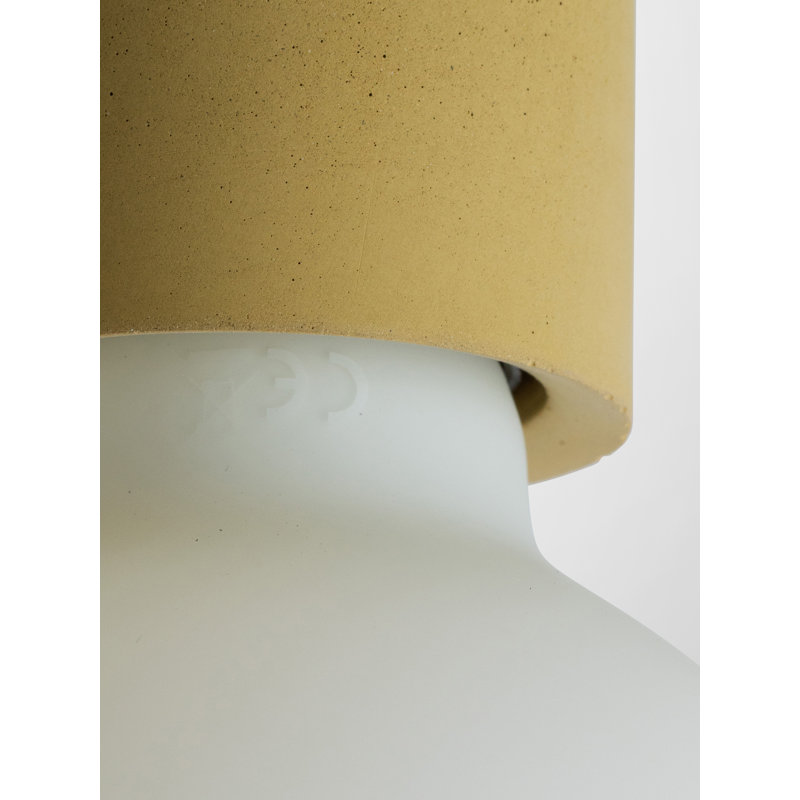 Abriona 1 - Light Bulb Pendant, Mustard Yellow