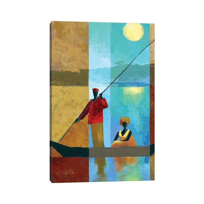 On The River II by Keith Mallett - Wrapped Canvas Gallery-Wrapped Canvas Giclée, 101.6 cm H x 66.04 cm W