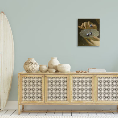 Toile classique avec perles de palourdes, par Lil 'Rue