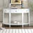 Modern Curved Console Table Sofa Table-581389813