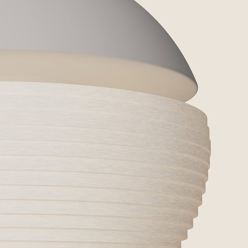 Cora Pendant Light, Stone, Black