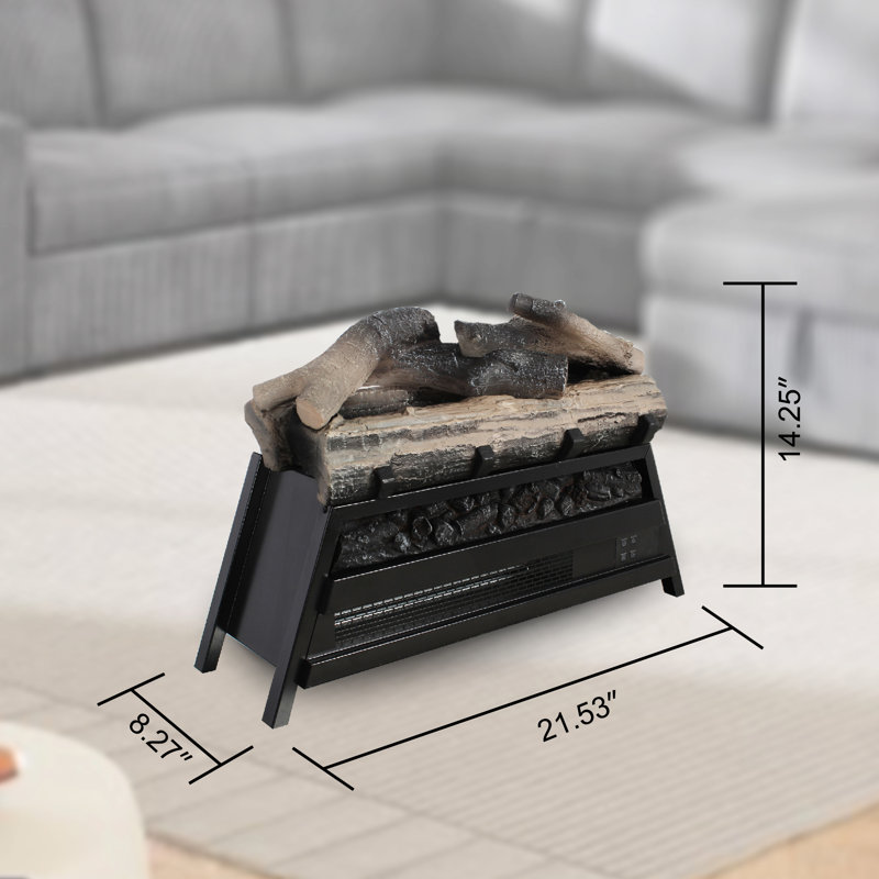 23 Inch Electric Fireplace Insert, Infrared Heater, 3D Log , 1500W Power, 5000 Output, Adjustable Flame, 11 Temp Settings, Remote, Safe For Home Heater Inch, Infrared, , Temperature , Laundry Room