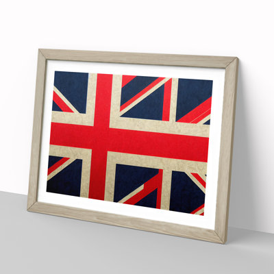 Abstract Union Jack Flag Vol.2 - Framed Print