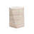 Faux Travertine MgO Patio Side Table, Sculptural Outdoor Accent Table-145109424-145109434