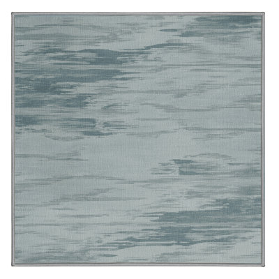 Machine Washable Abstract Gray Area Rug