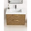 Meuble-lavabo flottant avec lavabo simple blanc Maxbano