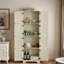 Grande armoire de rangement de 72,4 pouces avec 8 portes et 4 tablettes pour une utilisation polyvalente, une conception élégante et spacieuse pour diverses pièces-139009501