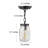 Carlile Glass Semi Flush Mount