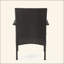 Chaise de salle à manger en osier KD PE-685370008-685370009