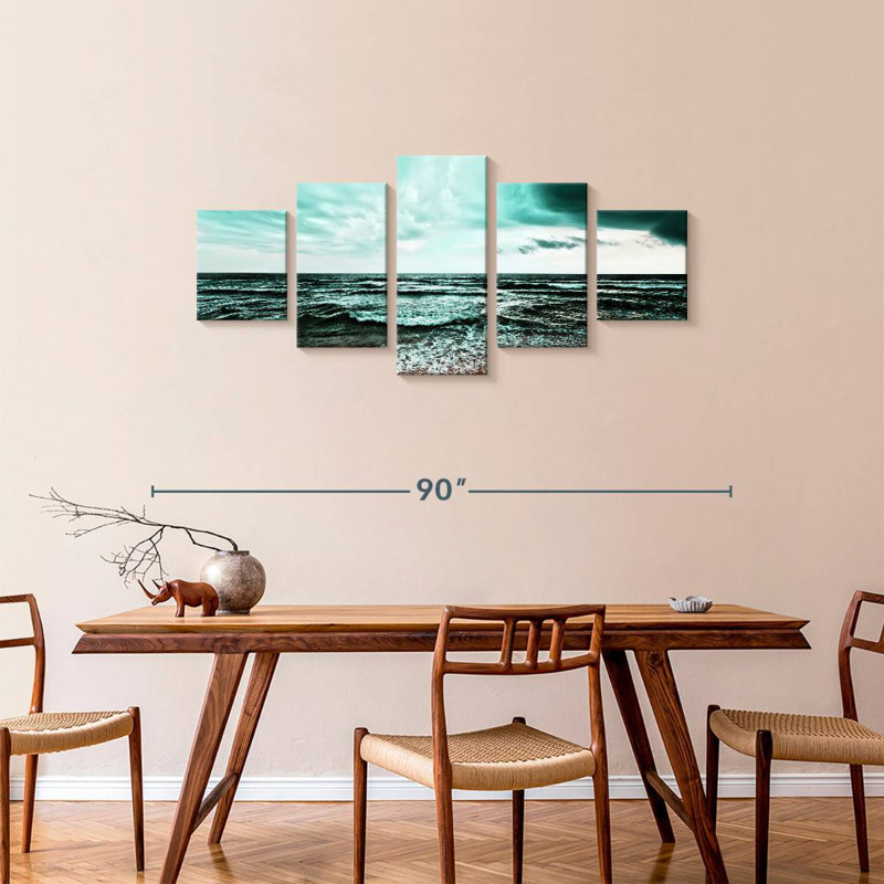 Sky And Sea, 34" H x 74" W