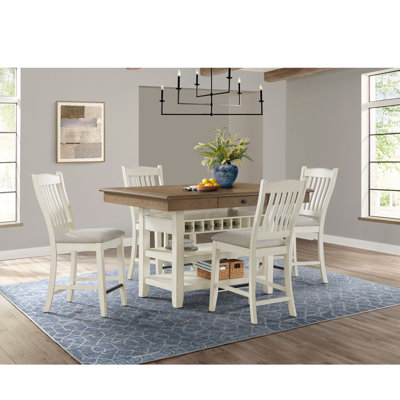 Lorayne 4 - Person Counter Height Dining Set by Gracie Oaks