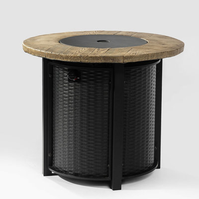 Round Fire Pit Table Propane Fire Table