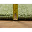 Tapis vert en laine tissé à la main 8 pi x 10 pi de style moderne Striae