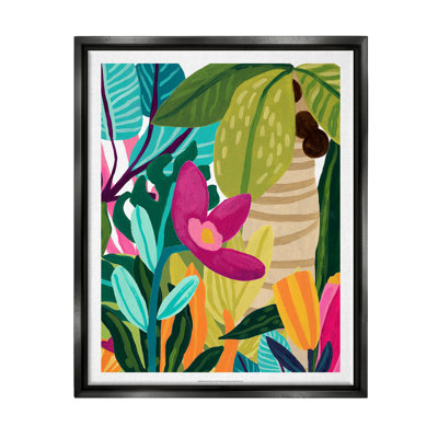 " Island Thicket Bold Tropical Plants " by June Erica Vess