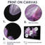 Ruchodendron mauve et noir soufflant vents - art mural rhododendron-3148349-3148374