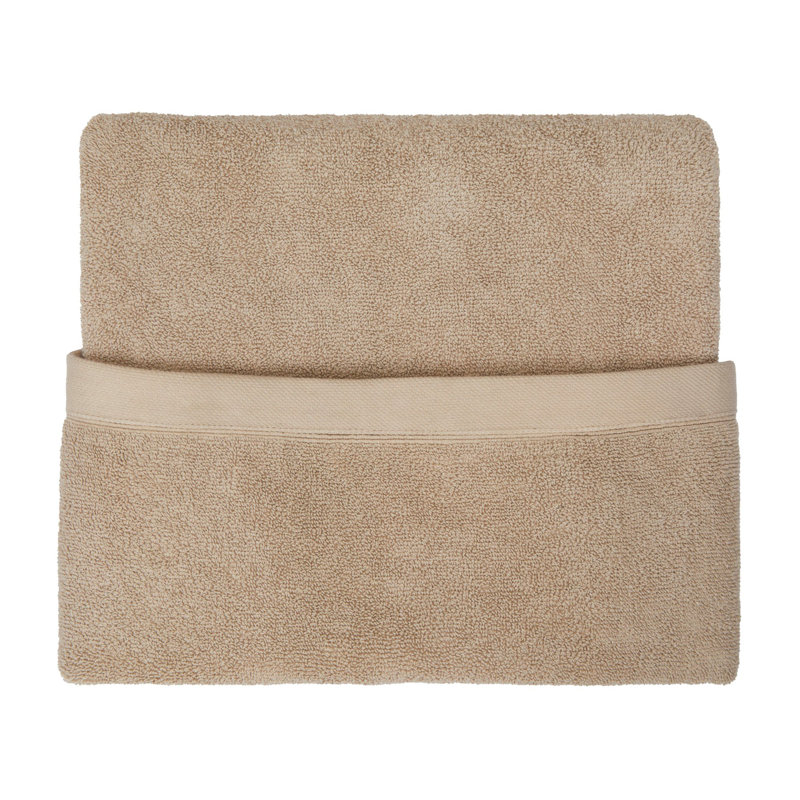 Aichatou Plush Bath Sheet, Natural