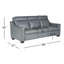 Higgins Leather Power Reclining Sofa