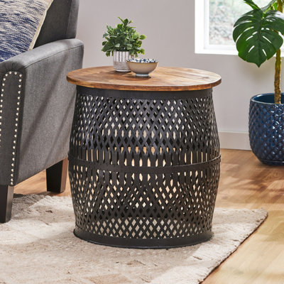 table de bout cylindriques