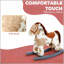Chaise berçante pour enfants en peluche avec sons interactifs pour un jeu imaginatif et une assise confortable