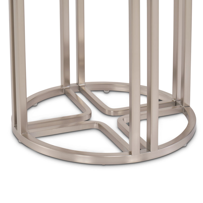 Lanterna Glass End Table