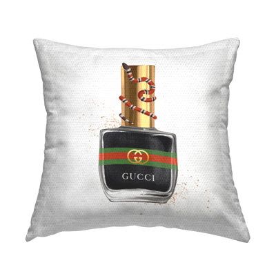 Coussin d'extérieur Stupell Industries Glam Brand Fashion par Ziwei Li