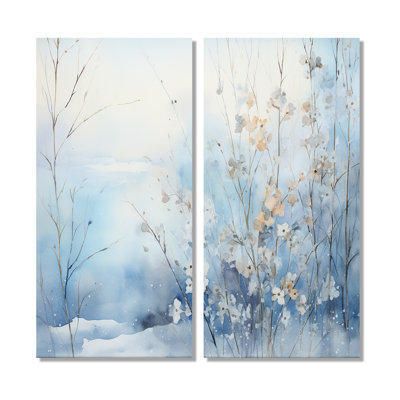 Frosty Scenic Winter Landscape III - impressions d'art traditionnelles sur toile