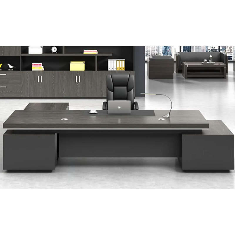 Naedelyn Reception Desk, 75cm H x 220cm W x 80cm D