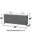 Sheffield 80" Freestanding Double Bathroom Vanity with Quartz Top-1589030889-1588991923
