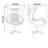 Faux Leather Swivel Wingback Chair-100852798