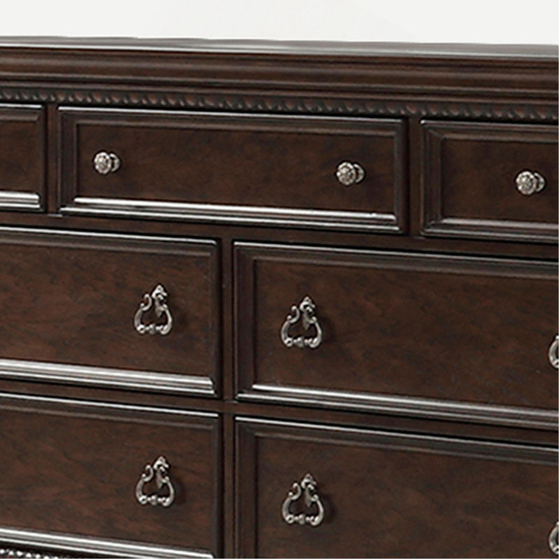 Commode 7 tiroirs en acajou