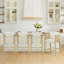 Upholstered Counter Stools with Hand-Woven Rope Arms-784111238