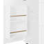 Îlot de cuisine blanc à roulettes - 3 tiroirs, 2 tablettes coulissantes, rangement interne, bois d'hévéa, p. 43 po pour chariot rectangulaire organisé avec tiroirs de rangement, tablettes, blanc, plateau de table en bois, l 50 po x H 36,95 po-615985758