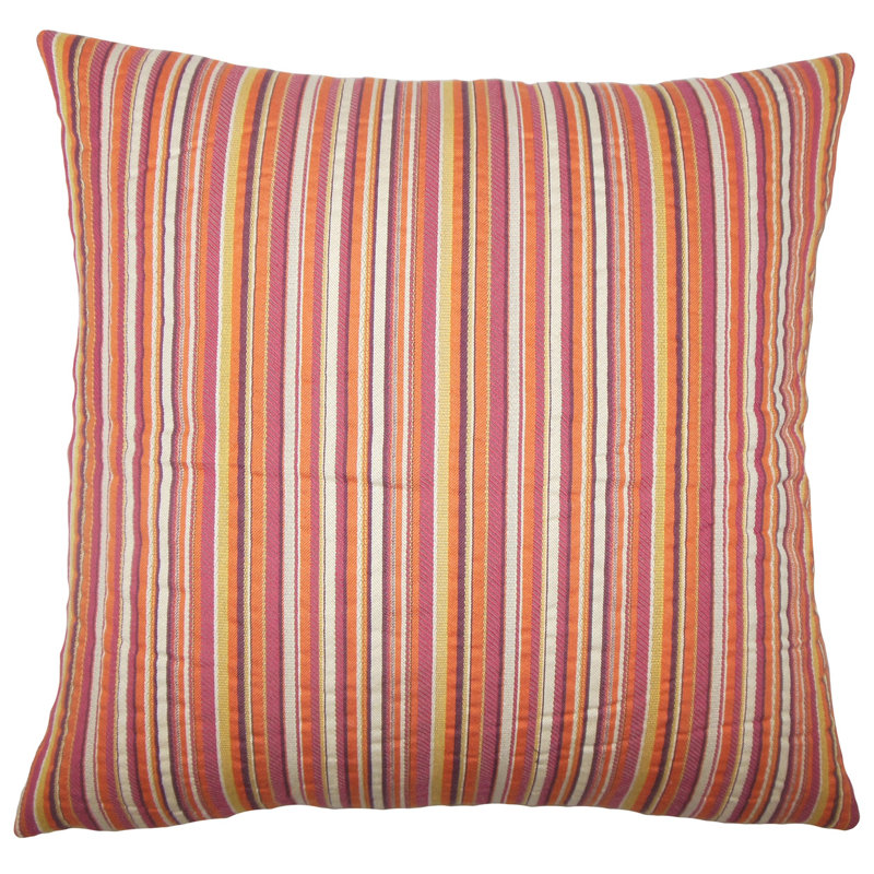 Daube Striped Bedding Sham, Euro, Cabana