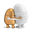 Haas Happy Huggers White+Gold-878000243