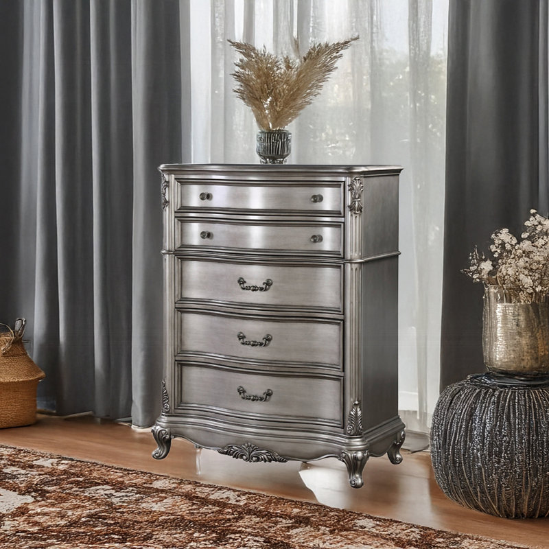 Commode, finition platine antique