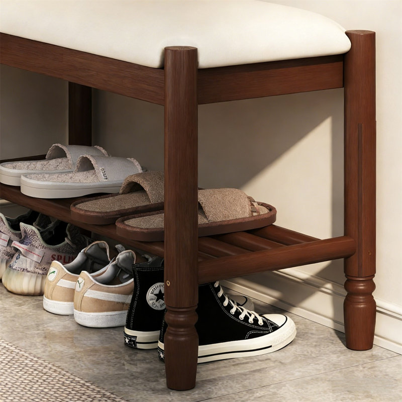 Premium Wooden Shoe Cabinet For Home, 23.6" H x 15.7" W x 11.8" D