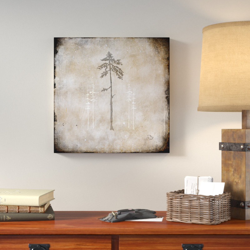 «Moose Lodge 2 - Lodge Pole», impression sur toile tendue, H 24 po x l 24 po x P 2 po
