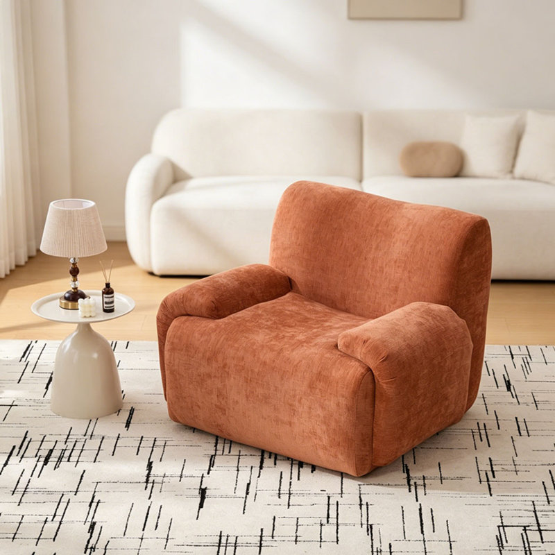 Fauteuil Chenille, Orange