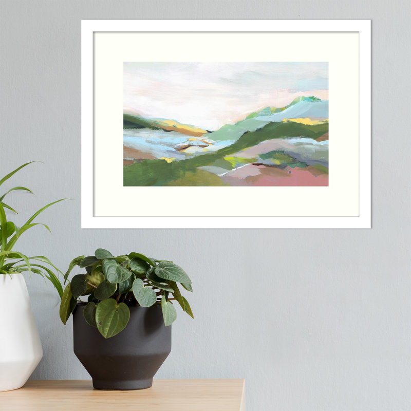 Highland I by Isabelle Z, 27" H x 37" W, White Framed Paper