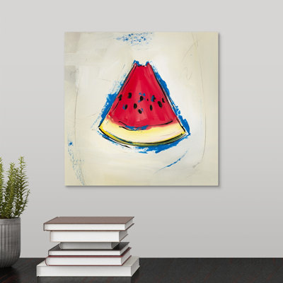 « picnic party v », peinture sur toile