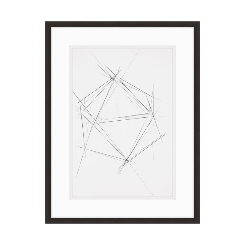 «Geometric progression 7» par Studio L57 - Impression de cadre photo unique sur papier, H 31,25 po x l 25,25 po