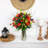 23 " Plastic Rose Arrangement-86731925