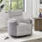 Bocaton Wide Wale Corduroy Upholstery Manual Recliner, Gray