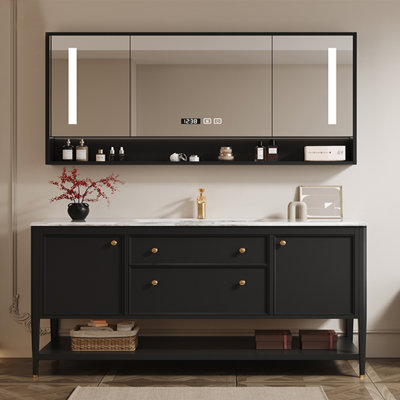 Light luxury floor-standing bathroom cabinet
