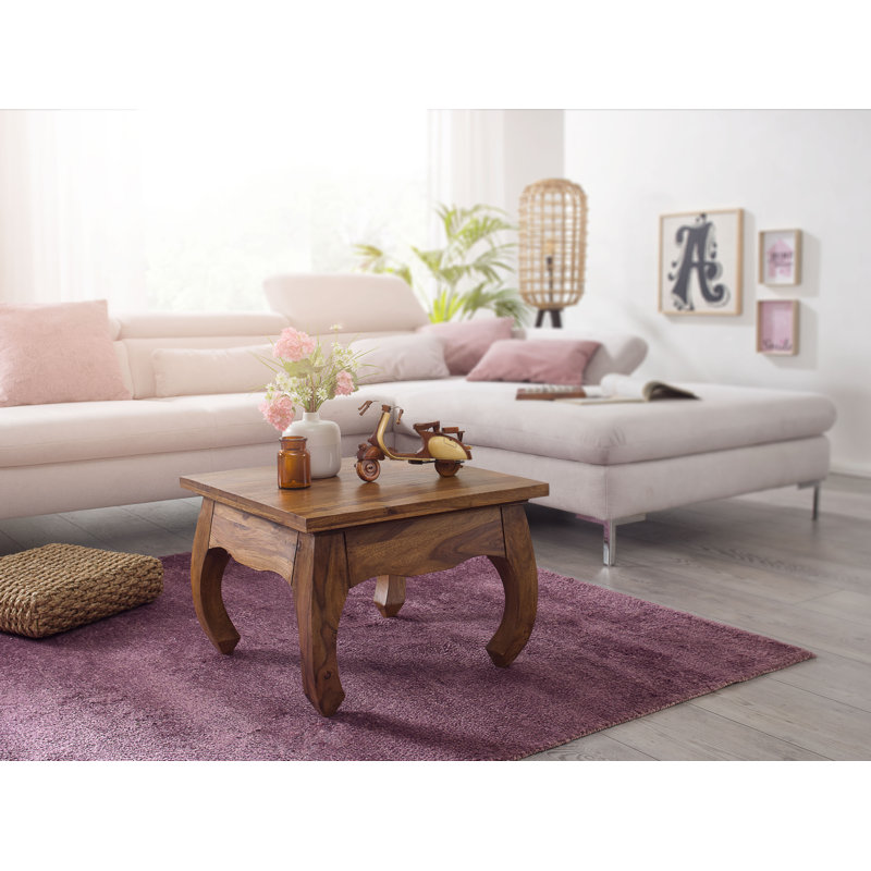 Lowall Solid Wood Four Leg Coffee Table