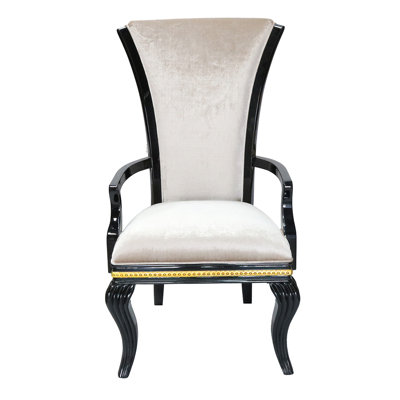 Fauteuil en velours de 24 po Kerriann
