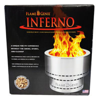 Flame Genie Inferno Steel Wood Pellets Fire Pit - Wayfair Canada