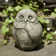Baby Barn Owl Statue