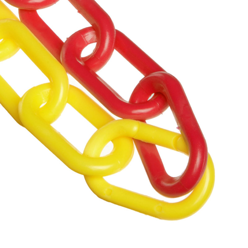 Chaîne en plastique, Rouge/jaune, H 1,44 po x l 1200 po x P 0,21 po